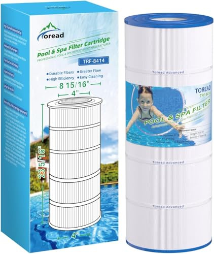 TOREAD CS150 Filtre de piscine compatible avec Jandy CS150, X-Stream CC1500, Pack | Compatible avec CCX1500RE, X-Stream 150, PJANCS150, R0462300, C-8414, FC-1287, Star-Clear Plus C1502,150 Sq. Ft.
