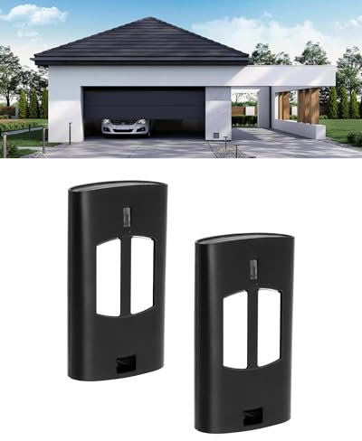 Lot de 2 télécommandes 433 MHz pour Ouverture de Porte de Garage to.GO 2VA/4VA, to.GO 2WV/4WV, IO.2WV LO.T2WMR, T2 WV, T4 WV, Cupido-2, Cupido-4, 2 canaux, Rolling Code, télécommande portative