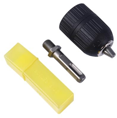 jojofuny 1/2-20 Bohrfutter-spannzange Metall-bohrfutter Mit Vierkantadapter Schlüssellos Für Akku-bohrmaschine Zufällige Farbe
