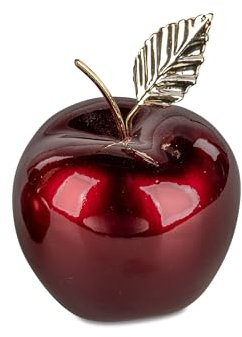 Dekoration Weihnachten Bollweg Deko Apfel 10cm seidenmatt rot auch als Winter oder Weihnachtsdekoration