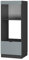 Vicco Microwave cabinet Fame-Line, Light blue-grey, 60 cm open