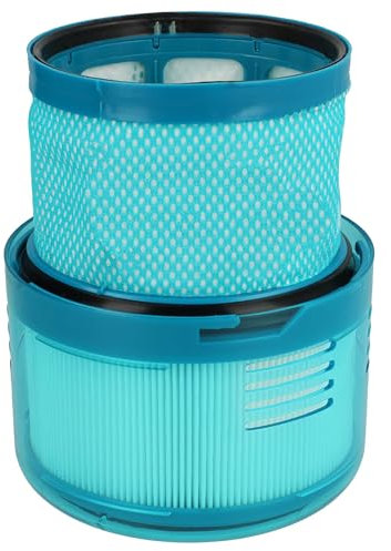 vhbw Staubsaugerfilter kompatibel mit Dyson Gen5detect Serie, Absolute Staubsauger - Abluftfilter Weiß