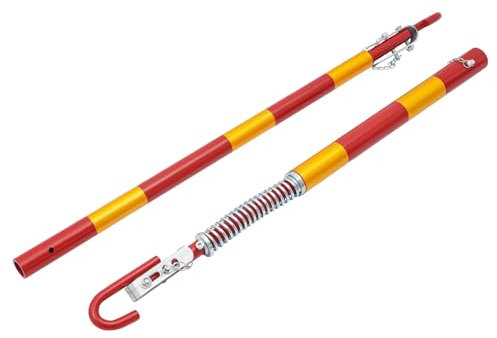 Auto Abschleppstange Set, 3T Auto Sicherheits Anhängerkupplung Abschlepphilfe Schleppstange aus Stahl für PKW Kleine SUVs (3 Tonnen)