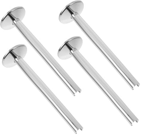 HOMSFOU 4sets Radiator Pipe Shroud Kit Round Decorative Covers Pipe Covers for Shower Bathroom Kitchen Easy to Install