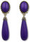 PENDIENTE FLAMENCA LAGRIMA MEDIANA (MORADO)