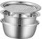 Balacoo 3Piezas Ralladores De Cocina Inoxidable Multi Funcional Con Escurridor Para Verduras Para Cortar y Rallar Jengibre y Zanahorias