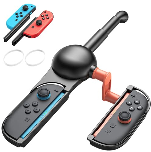 [für Switch 2/1] Angelrute für Nintendo Switch 2, Angelspiel-Zubehör für Switch 2/ Switch 1/OLED/Joy-Con für Bass Pro Shops-the Strike Championship und Legendary Fishing-Standard