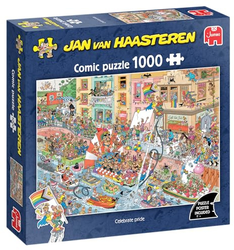 Puzzle: Celebrate Pride (Janvan Haasteren) (1000 Teile), Bunt (Vibrant Colors)