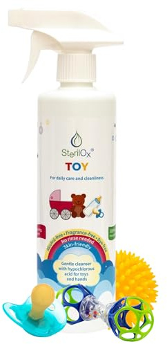 SterilOx Toy HOCl Reiniger für Spielzeug, Schnuller & Zubehör 500ml | HOCl Reiniger für Spielzeug, Schnuller & Zubehör – ohne Alkohol & Parfüm