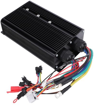 ZASCHMOY Controller di Bici Elettrico 72V 80A 5000W con Alloggiamento in Lega di Alluminio per velocità e stabilità Migliorate negli Scooter Elettrici e nelle Bici
