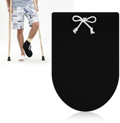 XLIUAX Socken Gipsschutz, Fuß Gips Schutz Baumwolle Gipsstrumpfüberzug Bein Gips Schutz Staubdicht Fußgipsschutz für Knie Unterhalb Knöchelgips Staubdicht