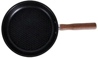 HLGDSWO Poêle à Frire antiadhésive de Camping en Plein air for œufs et crêpes du Petit déjeuner, poêle à Induction en Acier Inoxydable