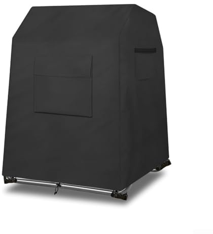 Windproof Compost Bin Cover for Garden Yard Use - Rainproof and UV Resistant Oxford Fabric Cover Fits 28.7 x 27.2 x 35.8 Inch Composting Bins (210D)