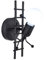 Goeco Humanoïde Applique Murale Interieur, Moderne Applique Murale Industrielle, Lampe Murale de Style Simple pour le Salon Couloir Chambre à Coucher, 220V, E27 Ampoule Non incluse (Noir)