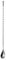 Cucharas de mango largo en espiral de acero inoxidable para barman mezclar, cuchara coctelera (1 paquete, 50 cm, plata)