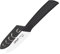 Tradineur Couteau éplucheur en céramique 18 cm, lame 8 cm, oxyde de zirconium, inoxydable, coupe parfaite des fruits, légumes, viandes, passe au lave-vaisselle