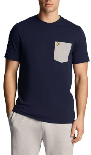 Lyle & Scott T-Shirt Basic Herren | Mit Kontrast Brusttasche