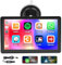 Portable Wireless Apple CarPlay Car Stereo Screen, Wireless Android Auto Car Radio, 7 Inch Full Touchscreen Stereo with Bluetooth 5.1 FM Transmitter USB