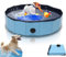 Hundepool für Große & Kleine Hunde, 80cm Faltbarer Hunde Pools Hundebadewanne, PVC Schwimmbecken Planschbecken für Kinder und Hunde, Tragbar Hundebecken Hundebadewanne