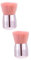 Healeved 2pezzi Multi- Per Blush e Applicatore Cosmetico Portatile Colore Rosa Per Make-up e Contouring