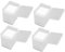 FRCOLOR 800pcs Lash Glue Cleaning Pads Lint Wipes Lash Adhesive Remover Eyelash Wipes Pad for Eyelash Extensions Travel