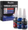 Realth Frein Filet | Bleu et Rouge & Violet | Bloc à Filetage à Faible Résistance Moyenne et Haute | Boulons à écrous de Verrouillage et D'étanchéité - Contre la Perte et les Fuites | Pack 10ml x 3