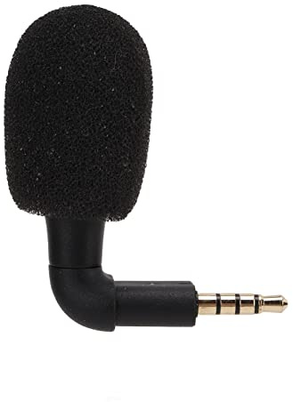 Tragbares Kleines Mikrofon, Omni -Richtungs -3,5 -mm -Jackmikrofon für Smartphones, Sprachchat, Videokonferenzen, Kleine Videoproduktion mit 360 ° Surround -Radio, Geeignet