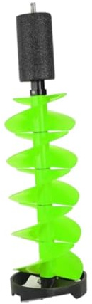 drburpily Taladro de Hielo de Alto Rendimiento para Pesca en Hielo, Adecuado para Actividades al Aire Libre en Invierno, Equipo de Pesca, océanos, Mares, Lagos y ríos, Verde, 75 centímetros