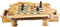 Olive Wood Legno di ulivo EA59 M50 Rustico Scacchiera con Pezzi con 4 Gambe e 2 cassetti, Grano/Naturale