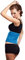 LOREY Atmungsaktive Rückenbandage für Frauen und Männer, Verstellbare Rückenstütze aus Neopren, Nierengurt für Sport, Fitness und Arbeit, Lumbalbandage, Rückenstützgürtel in Größe Uni (S-XL), Blau