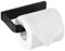Flybath Toilet Roll Paper Holder SUS 304 Stainless Steel Matte Black Stylish for Bathroom Wall Mounted