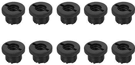 Bnineteenteam Microphone Thread Adapter, 10 PCS 5/8-Inch Male to 3/8-Inch Female Mic Screw Adapter For Mic Micphone Stand