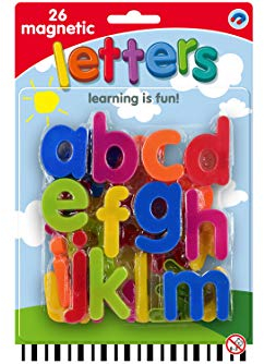 KandyToys 26 Piece Magnetic Letters - Perfect for Educational Toys Fridge Magnets and Spelling