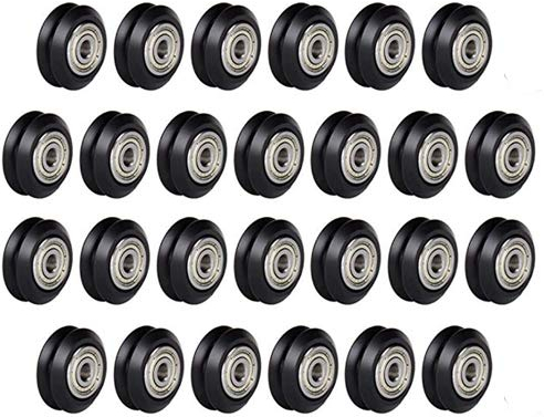SIMAX3D V-slot Rollen Laufrollen 3D-Drucker POM Rad für Creality Ender 3 3D-Drucker serie (26Stück / Packung)