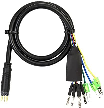 SM SunniMix Motor Adapter StromStromkabel 60cm männlich wasserdichter Stecker Draht 9 Pins für Elektro Fahrrad Hinterrad nabe Zubehör