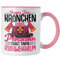 Trendation - Feuerwehr Frau Tasse Geschenk Frauen Feuerwehrfrauen Spruch Geschenkidee Vergiss Das Krönchen (Rosa)