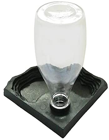 GIMOCOOL Distributeur d'eau pour Reptile, Abreuvoir Tortue, Eau Distributeur Portable avec Plat en Abreuvoir, Distributeurs Automatiques De Nourriture, Nourriture Anti Debordement Bol Accessoire