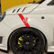 ADESIVO COMPATIBILE CON FIAT 500 ABARTH 595 695 SCORPIONE TUNING (ROSSO)