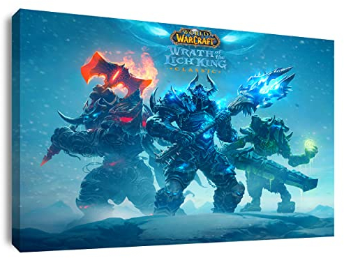 Artis Prints Leinwandbild World of Warcraft - Wow, Games, Klein bis XXL, Inneneinrichtung - Wohnzimmer - Wohnung, Dekoration