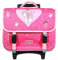 Bagtrotter - Cartable 38 cm à roulettes - Phileas Danseuse Rose - Primaire - Bretelles et Dos rembourrés - Bandes Réfléchissantes - Grand Rangement - Marque Officielle Phileas