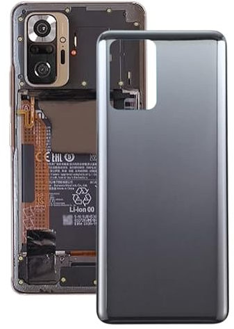 para la Portada de Xiaomi Tapa Trasera de batería para Xiaomi Redmi Note 10S M2101K7BG, M2101K7BI, M2101K7BNY (Negro) para la Portada de Xiaomi