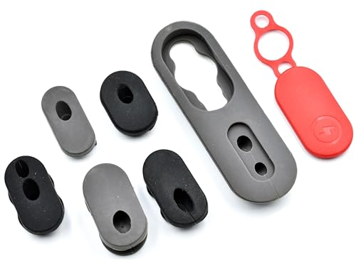 myBESTscooter – Ladekabel-Gummiloch-Abdeckungsset für Xiaomi Pro 4 Elektroroller