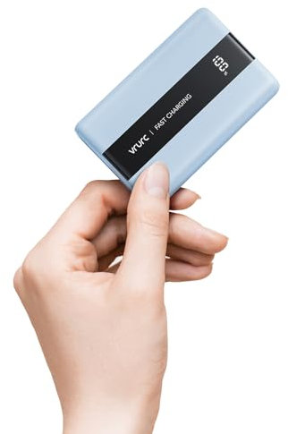 VRURC Portable Power Bank 20000mAh,Mini Portable Charger Fast Charging, USB C In & Out Small Charging Battery Pack with LED Display Compatible with iPhone 15, 15plus.15pro, Samsung, Android