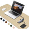 GOZOPO Desk Pad,Waterproof PU Leather Table Mat,Laptop Desk Pad,Easy Clean Desk Protector Mat for Office/Home (Apricot, 60x40 cm)