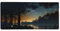 XXL Gaming Mauspad Schwarz 27.6x11.8in, verlängertes Mousepad, mit Motiv Schreibtischunterlage Nacht, Erweiterter Schreibtisch Schutz, Verbessert Präzision und Geschwindigkeit Gaming Mauspads N1-248