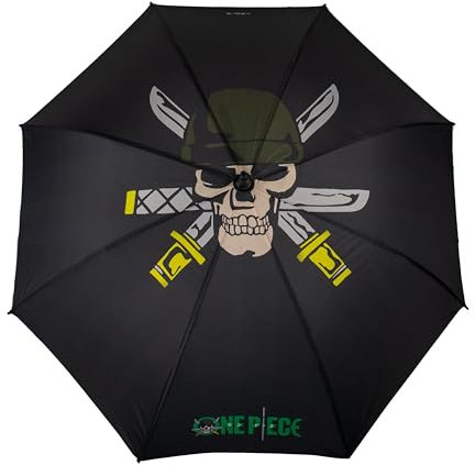 Zoro Schwarzer Regenschirm 95Cm