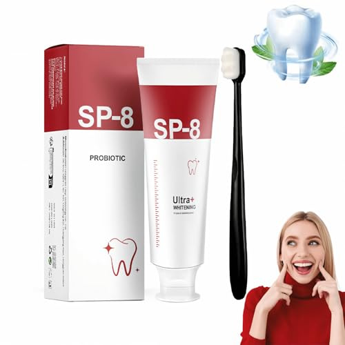 Funkprofi Sp8 Probiotic Toothpaste - Ultra Deep Cleaning Oral Care, Probiotic Teeth Whitening, 120g (1 Pcs)