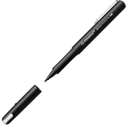 STABILO Premium Fineliner | 0,8 mm | Medium | Blau | Dr!ver Serie
