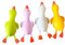 ibasenice 4 Stück Prise Musik für kinderspielzeug Badeente dekompression Fun Toy -Squeeze- zum Stressabbau im Büro dehnbares