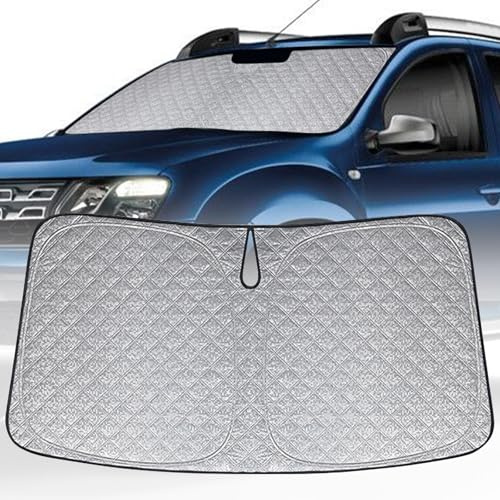 Parasol para Coche Parabrisas Reemplazo para Dacia Duster 2023-2024, Plegable Parasol para Parabrisas de Coche, Bloquea El 99% de Los Rayos UV y Mantiene Fresco El Vehículo